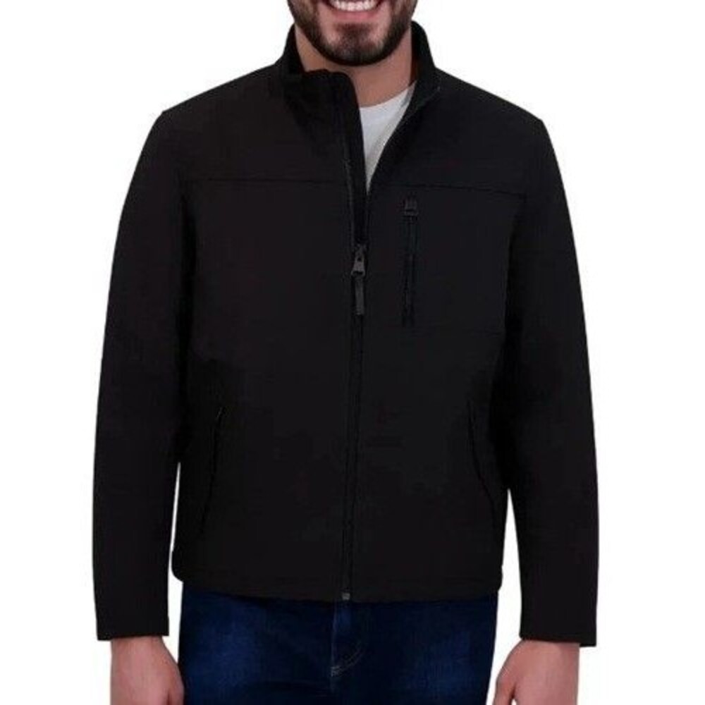 Kenneth Cole New York Men's Medium Black Sherpa Lined Jacket NWT